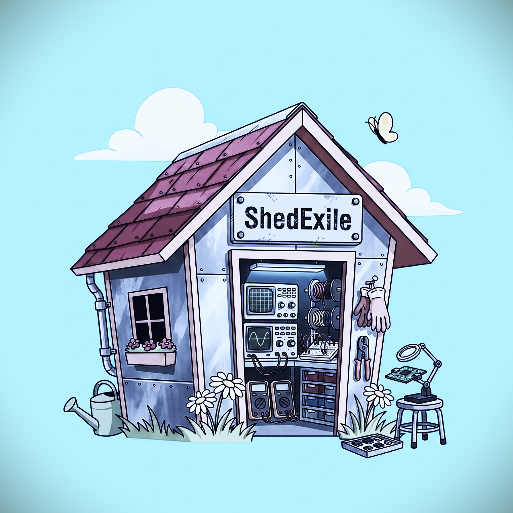 A beautiful shed